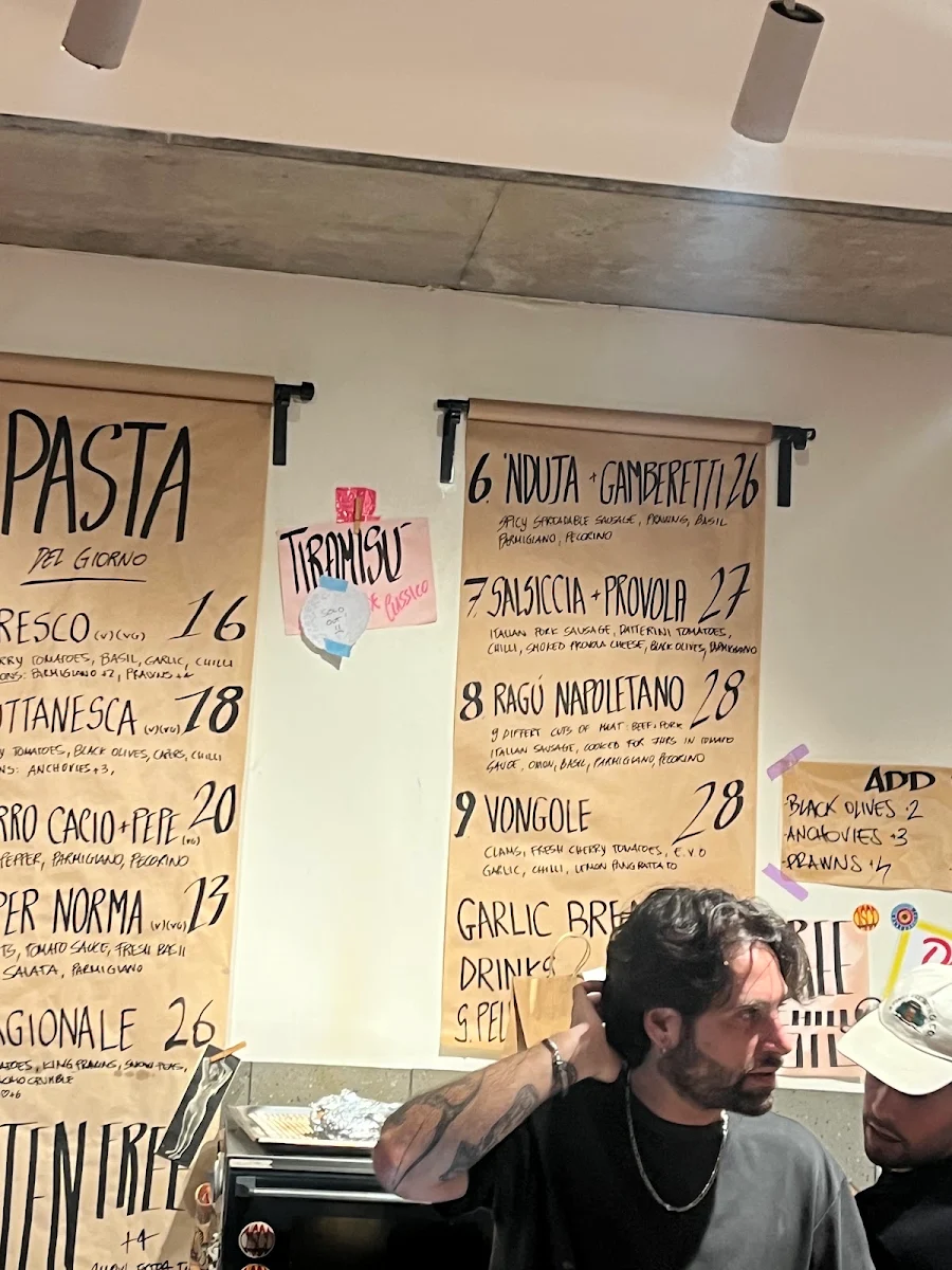Menu, Super Norma