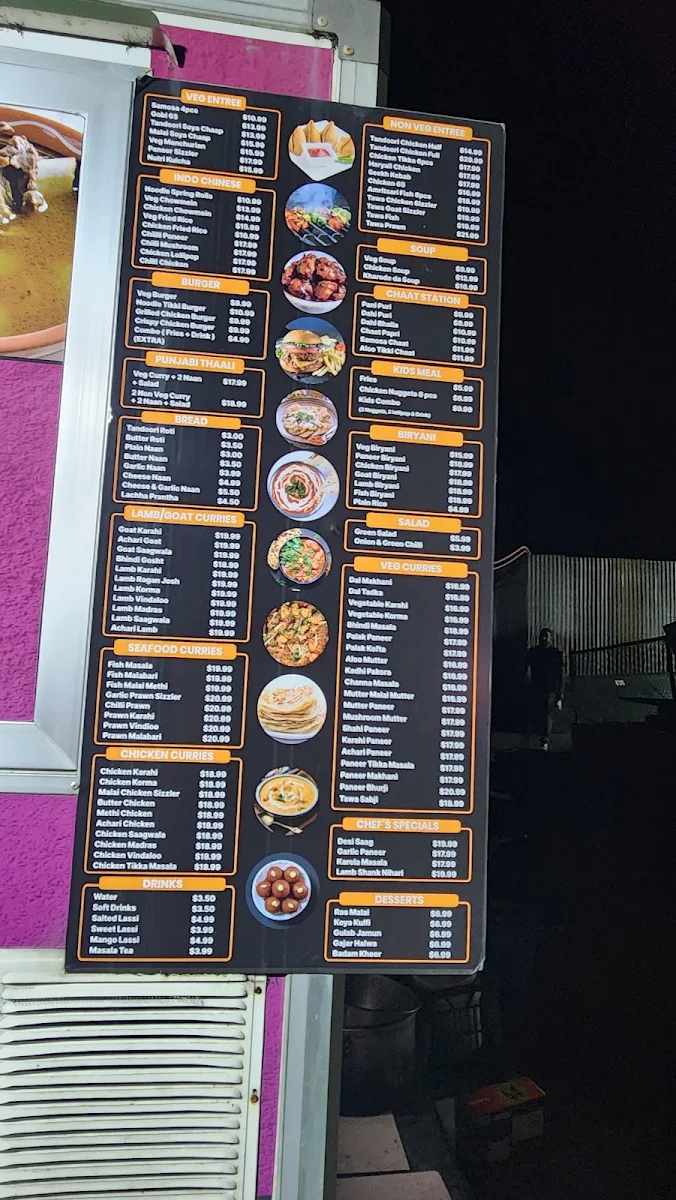 Menu, Chattkore