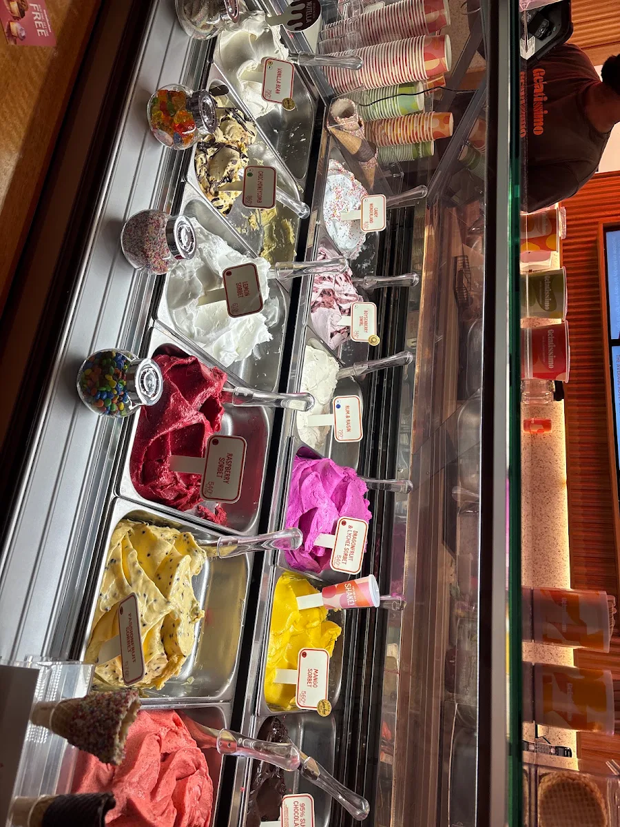 Menu, Gelatissimo Norwest