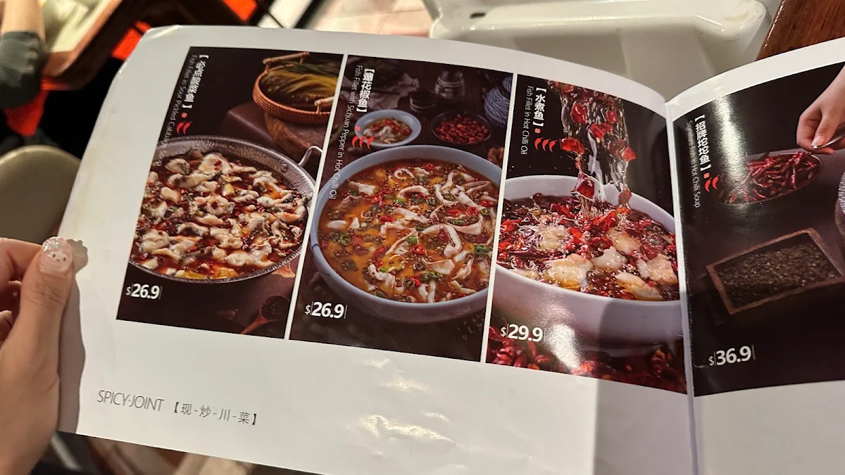 Menu, Spicy Joint Chatswood