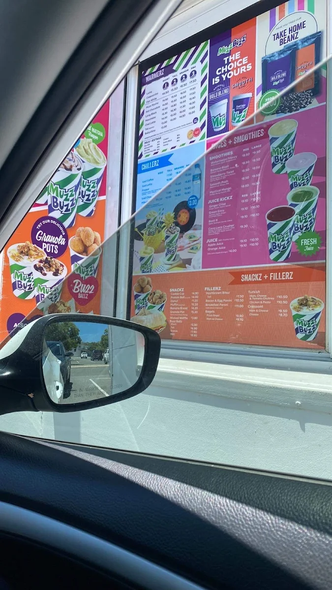 Menu, Muzz Buzz - Erskine