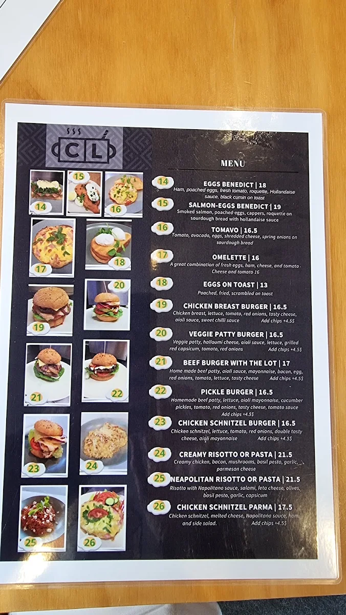 Menu, Sips and Stories