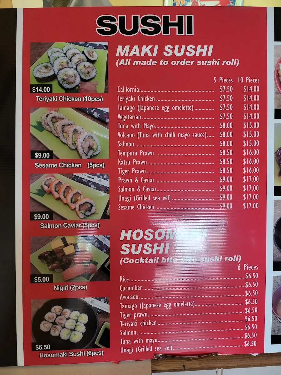 Menu, Iron Chef Dine-in & Takeaway (21st Anniversary)