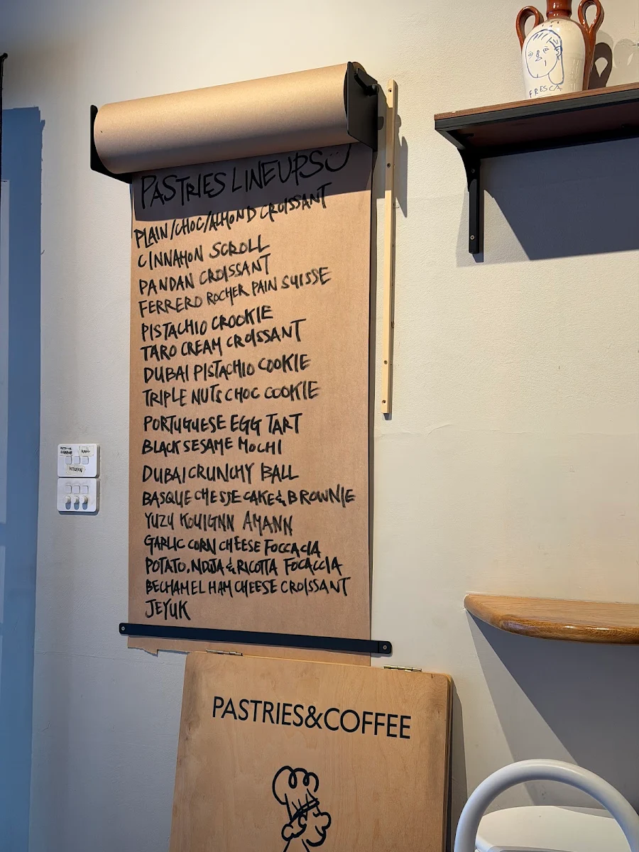 Menu, Tenacious Bakehouse