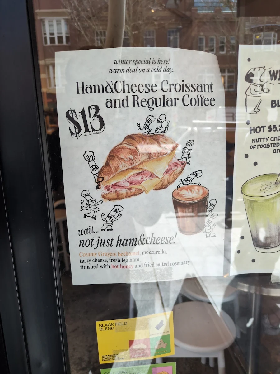 Menu, Tenacious Bakehouse
