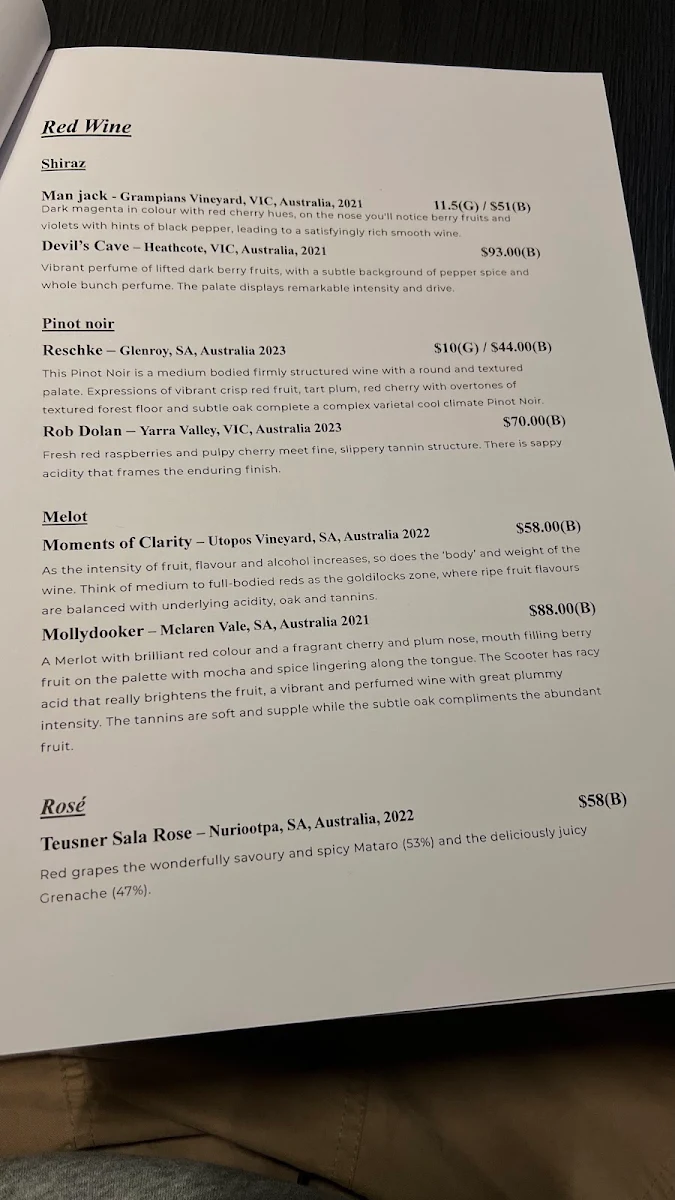 Menu, Stubborn Pig