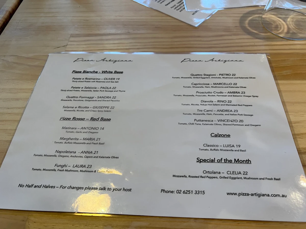 Menu photo 1