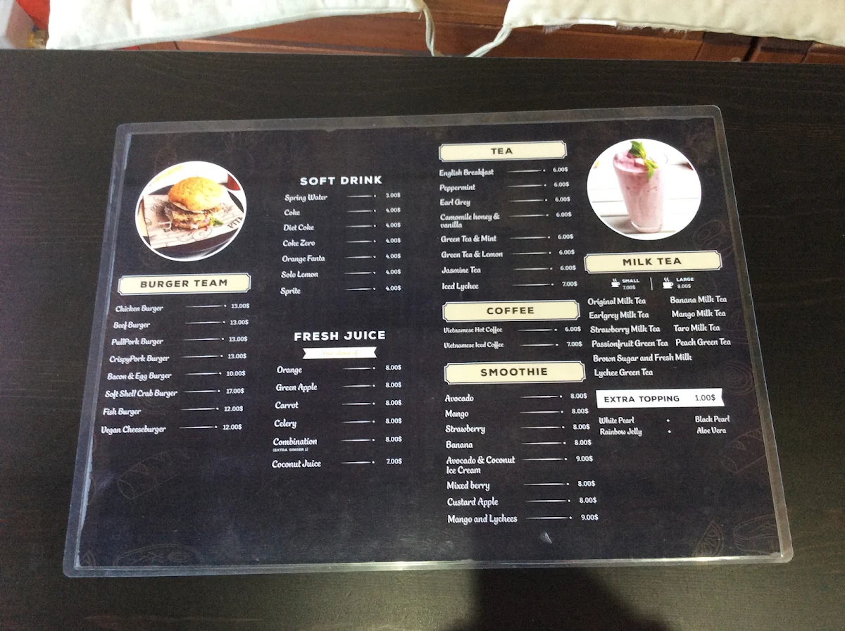 Menu, Warm & Cozy