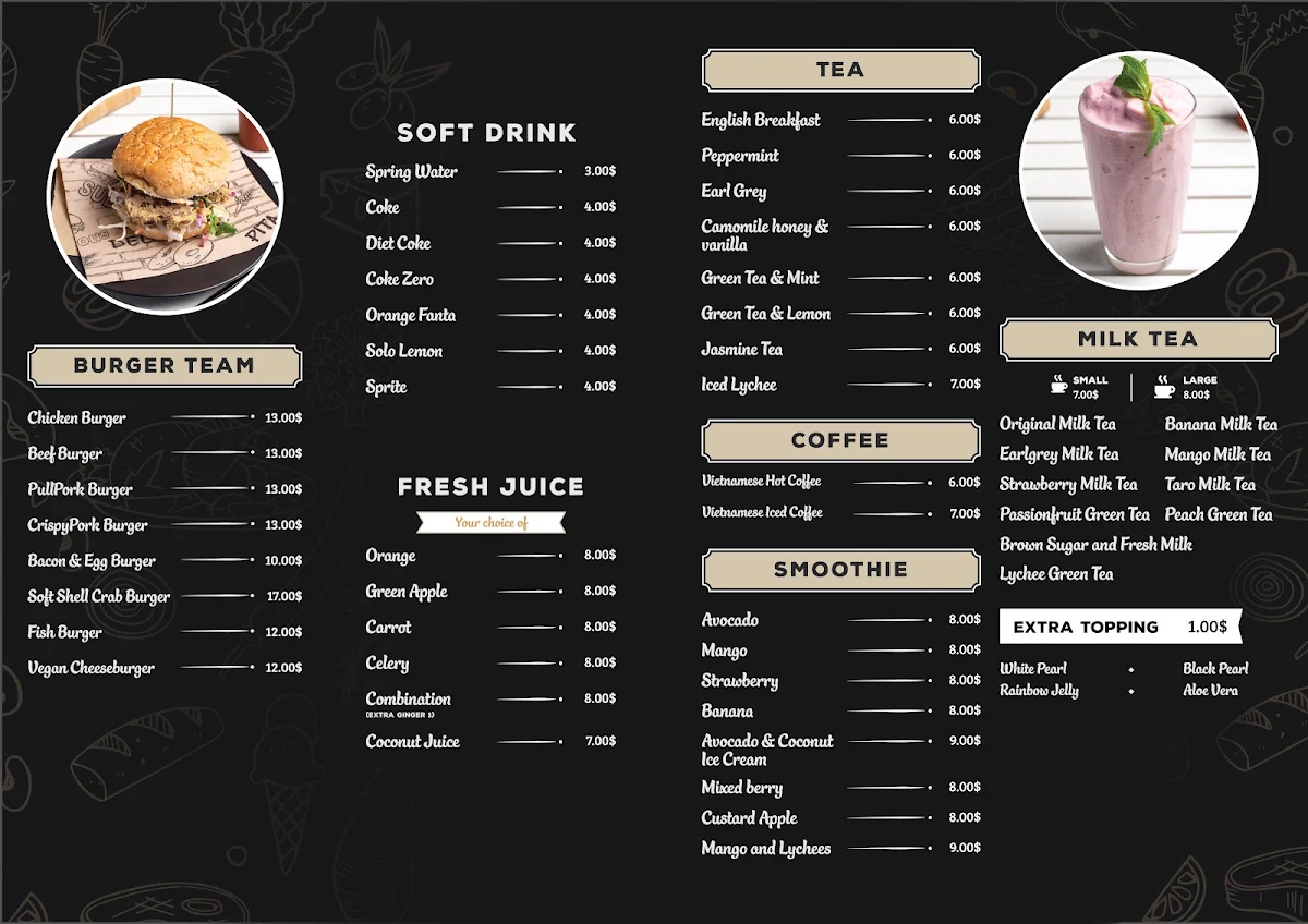 Menu, Warm & Cozy