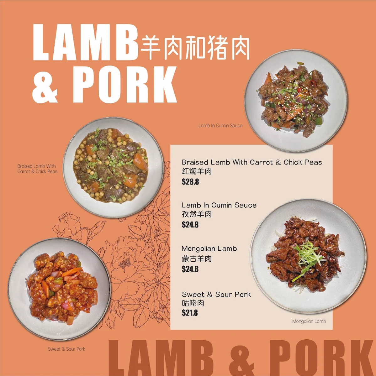Menu, Meat & Dumpling Belgrave