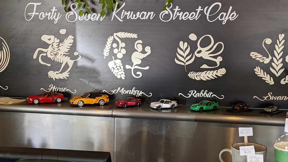 Menu, 47 kirwan cafe