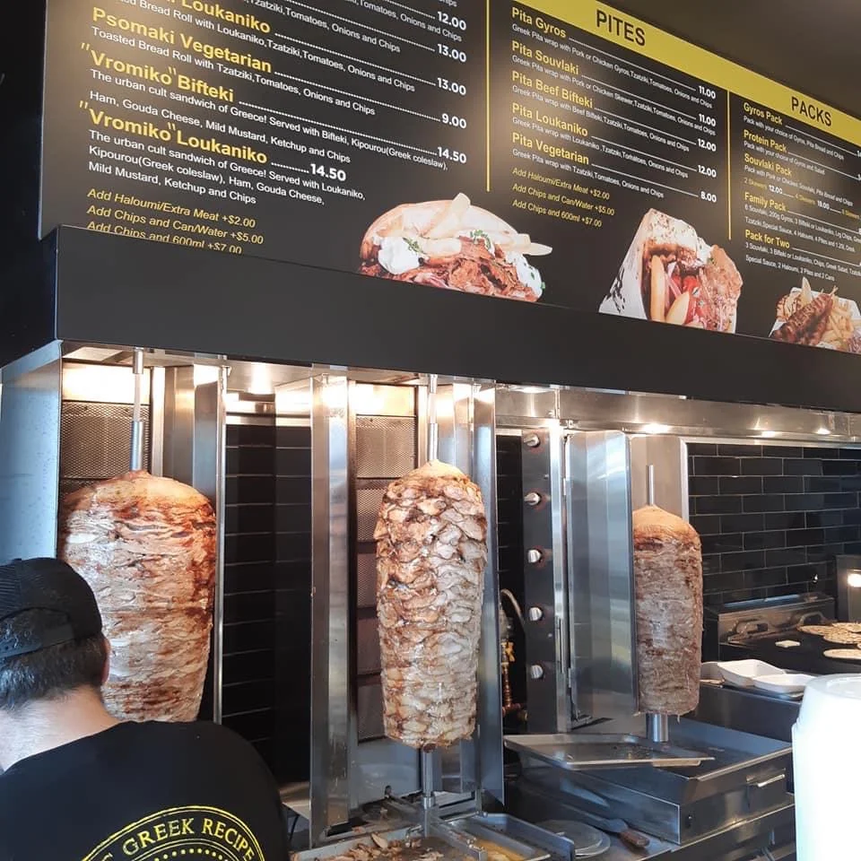 Menu, Gyradiko Kitchen