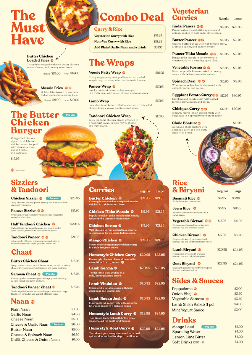 Menu, Indie Delights