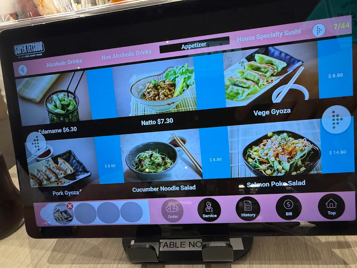 Menu, Super Tetsudo Carousel