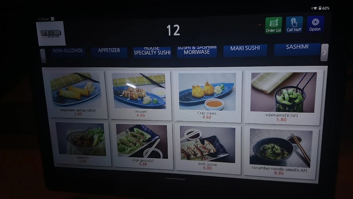 Menu, Super Tetsudo Carousel