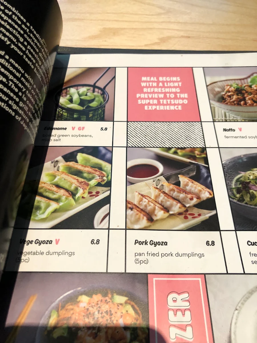 Menu, Super Tetsudo Carousel