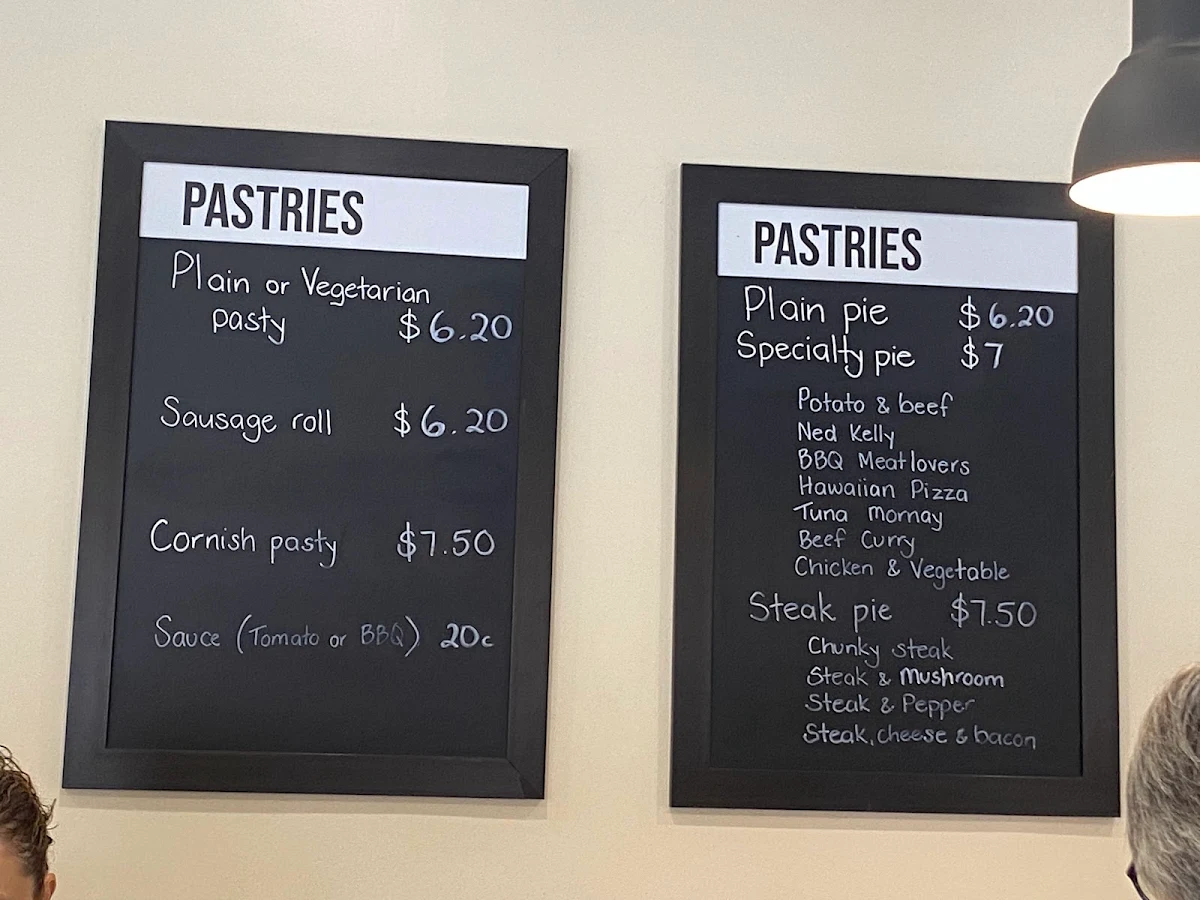 Menu, Jetty Road Bakehouse