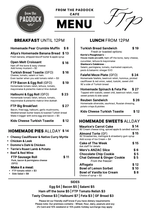 Menu photo 1