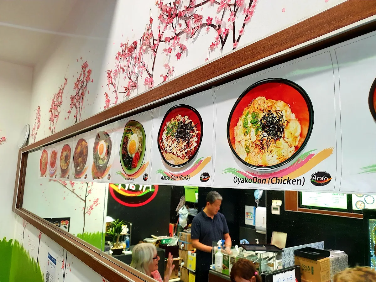 Menu, Sushi Arari
