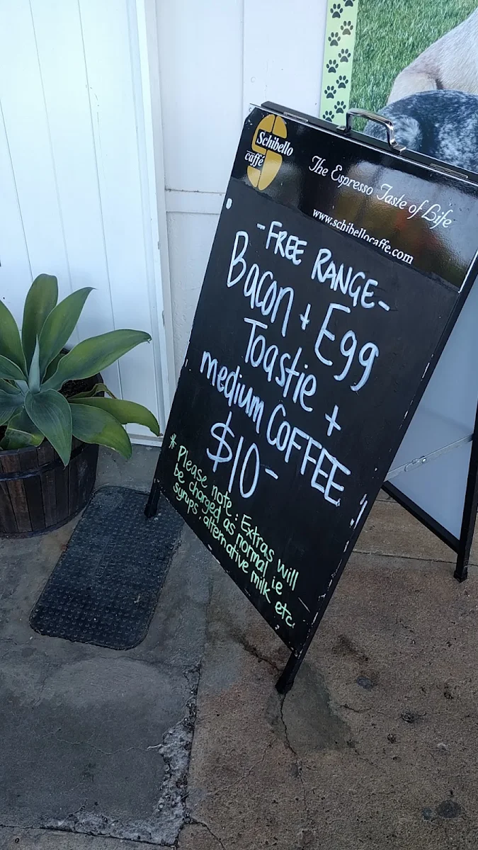 Menu, The Old Corner Shop
