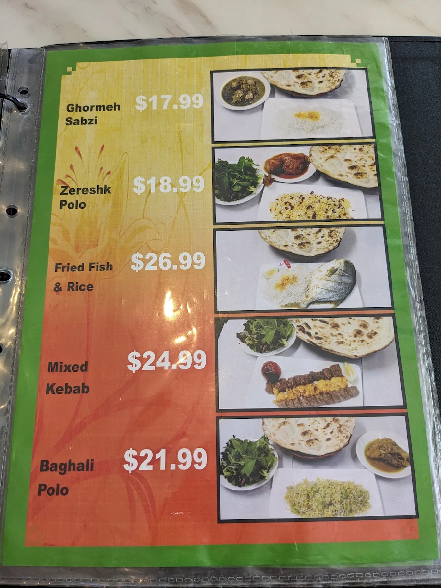 Menu, Addictions Cafe & Restaurant