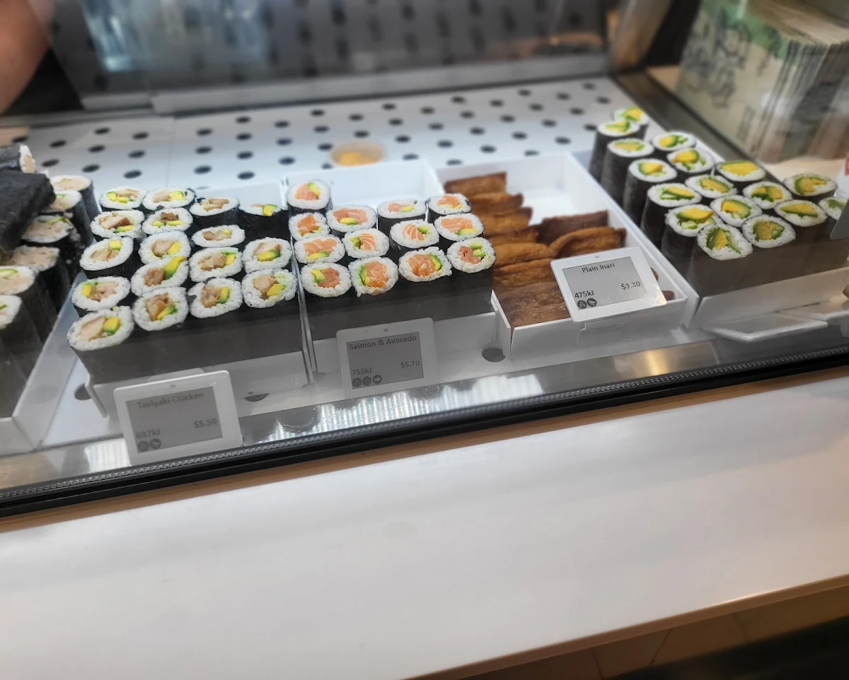 Menu, Sushi Sushi Brisbane Airport 2 (Virgin)