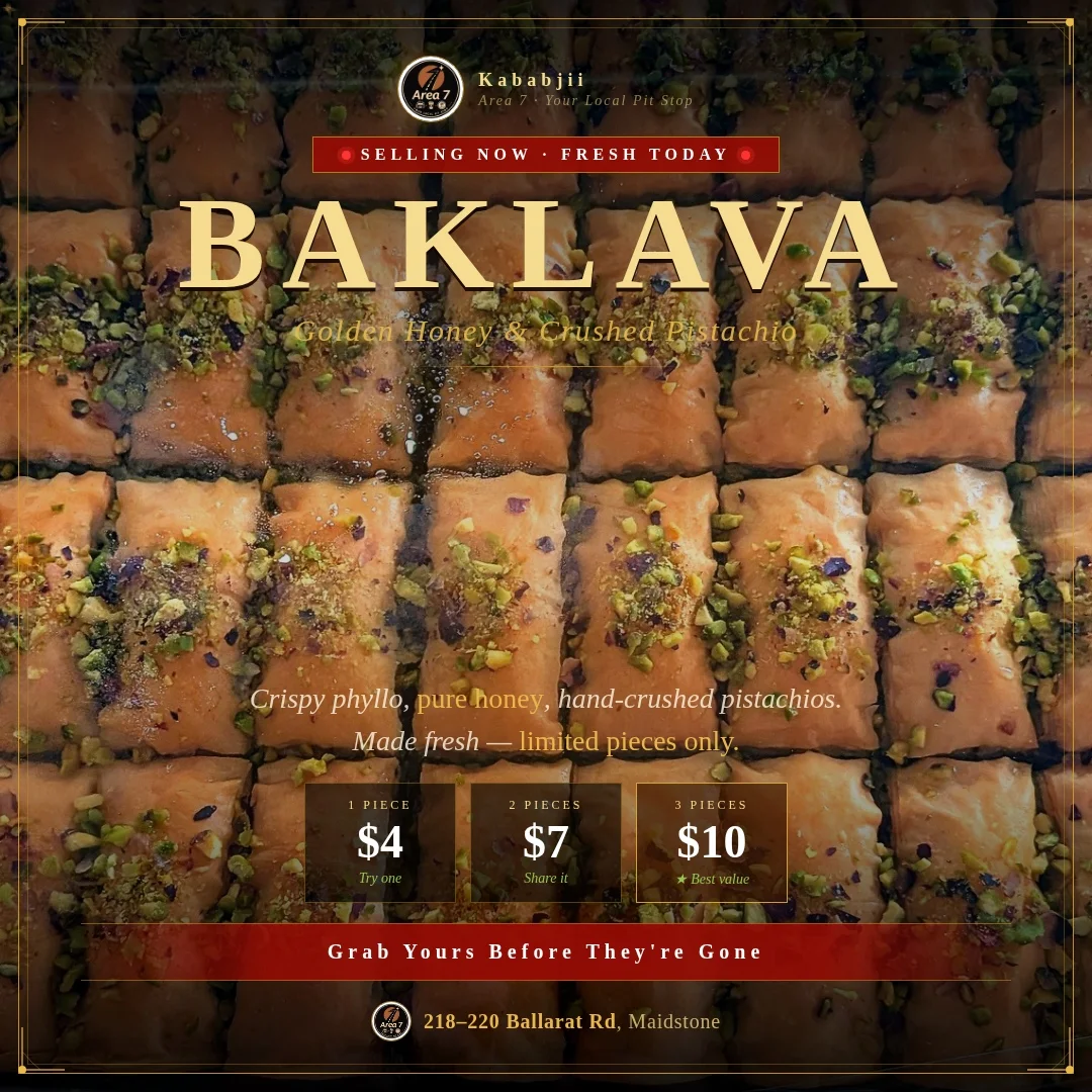 Menu, Kababjii