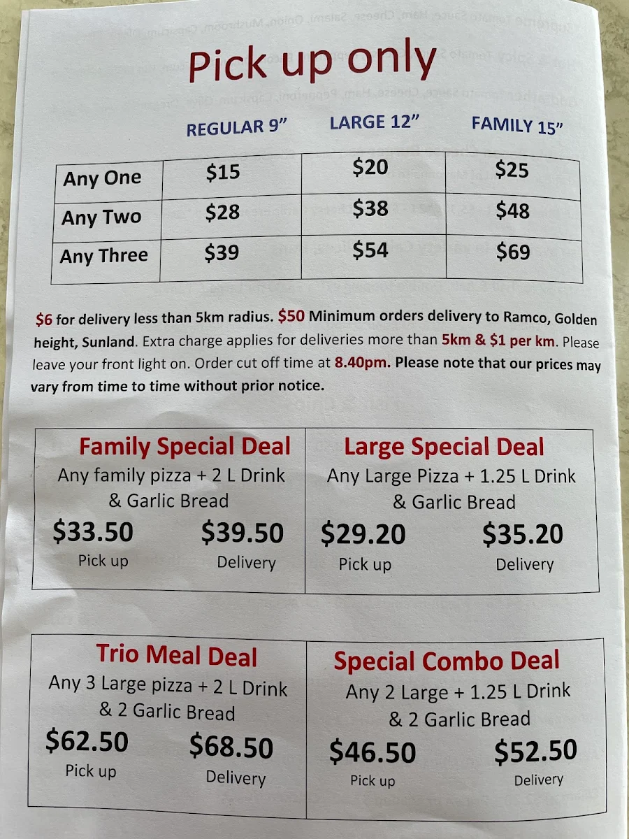 Menu photo 1