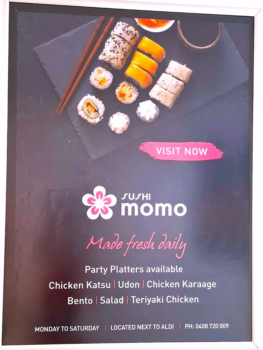 Menu, Sushi momo