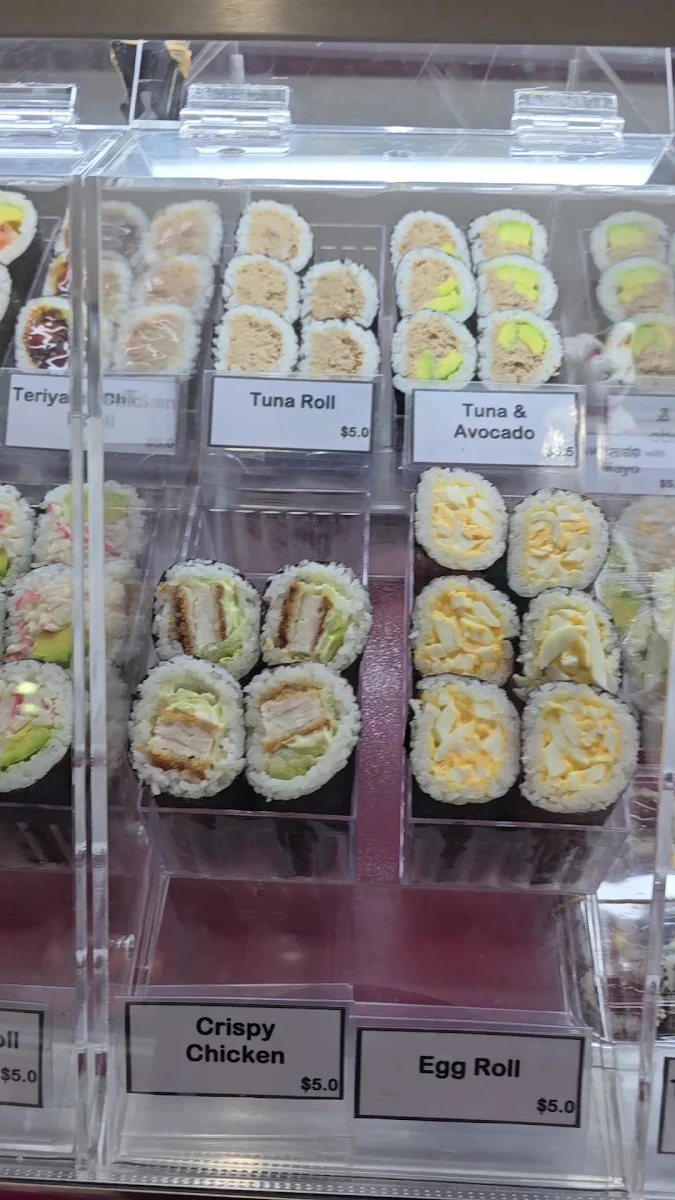 Menu, Sushi momo