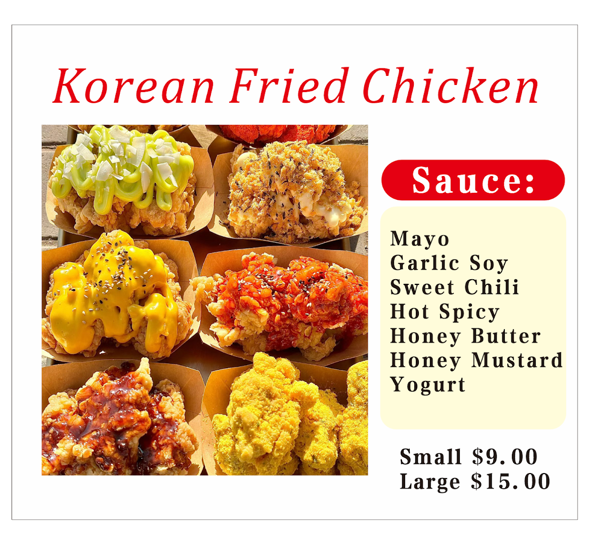 Menu, Cool Sushi & Noodles Grafton