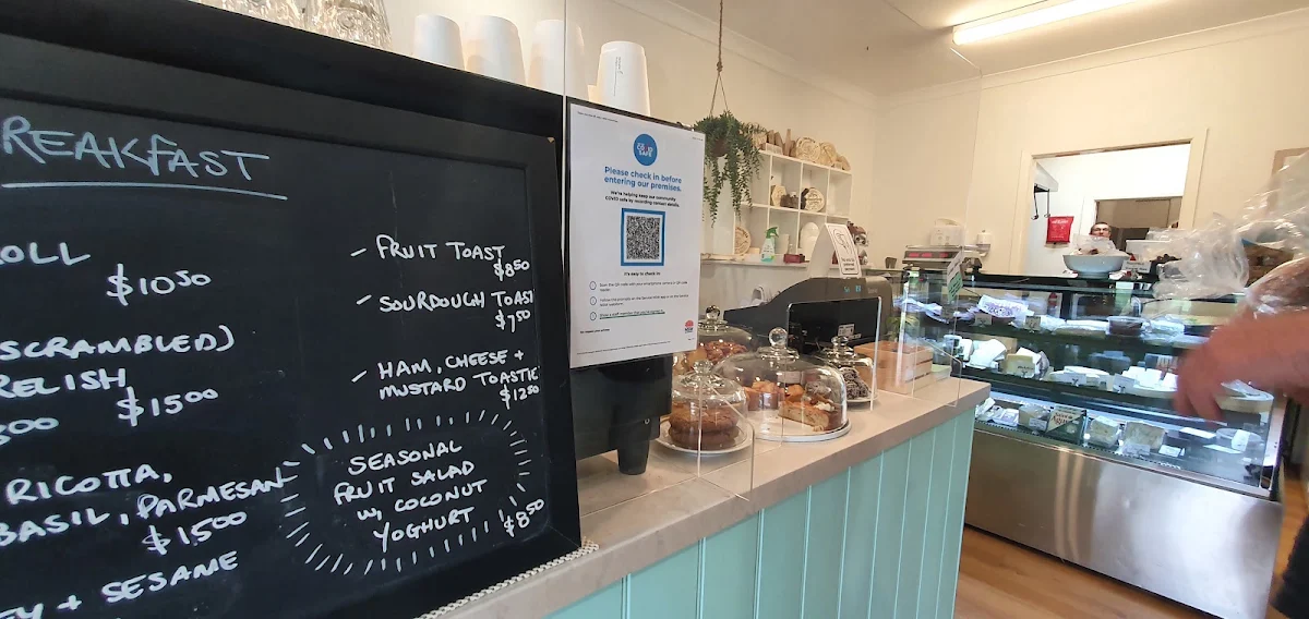 Menu, Ebden & Olive Cafe