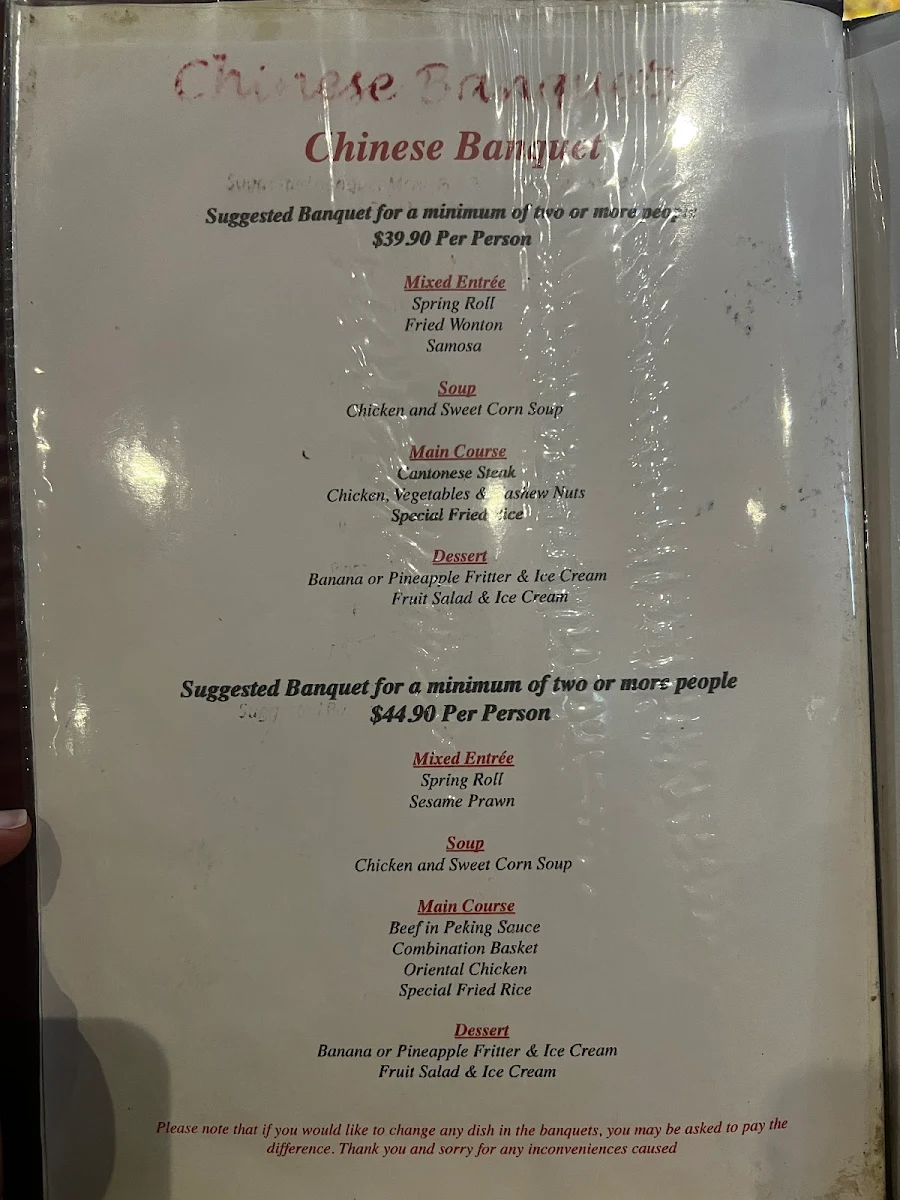 Menu, Kawanku