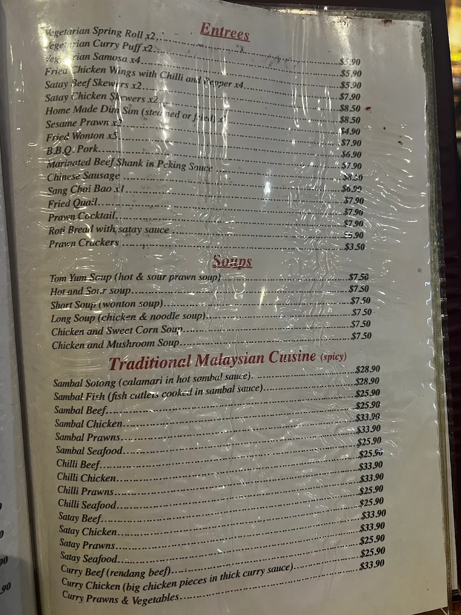 Menu, Kawanku