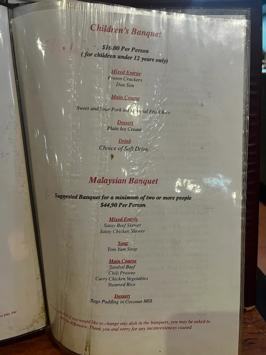 Menu, Kawanku