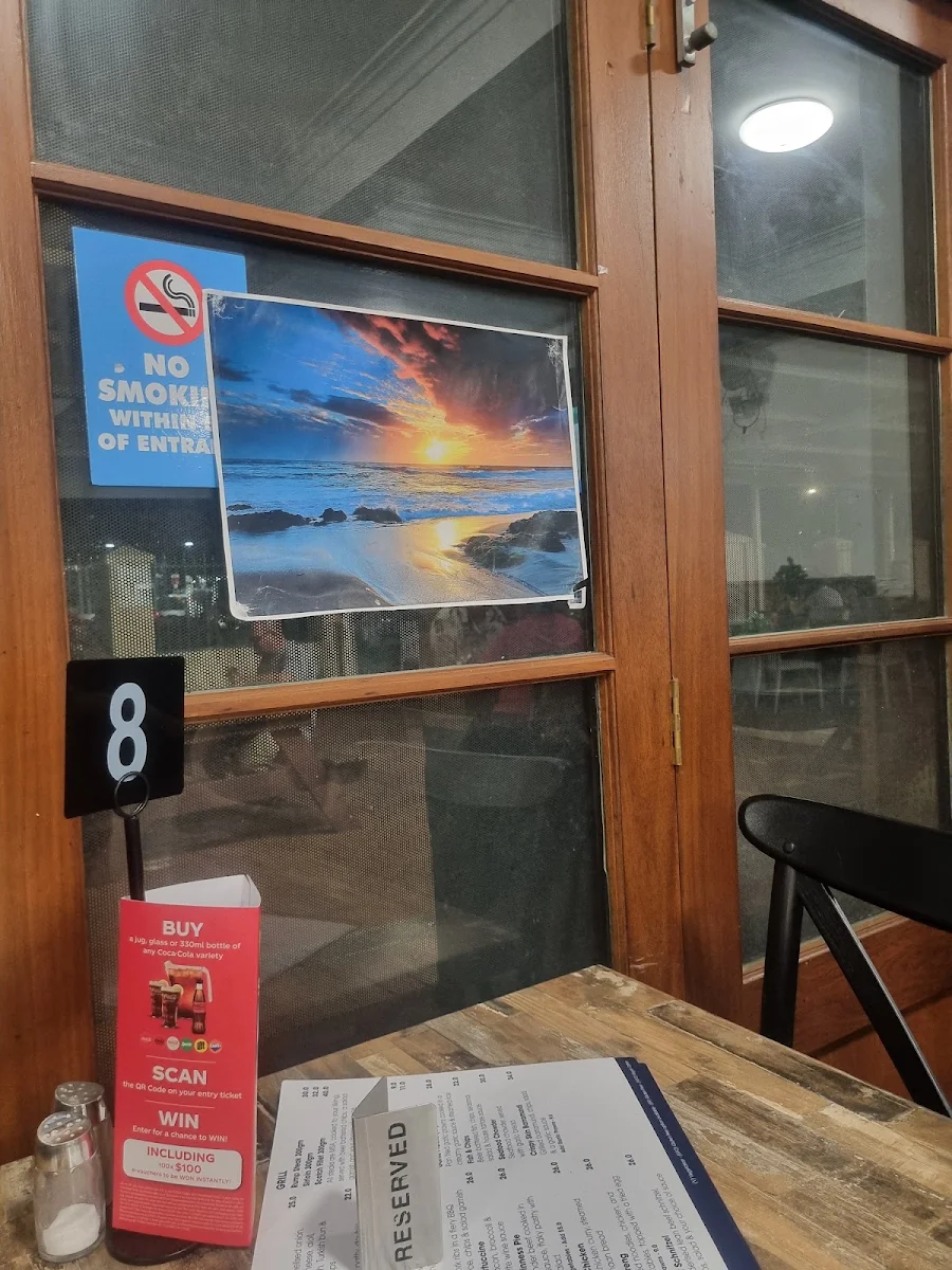 Menu, Swan View Tavern