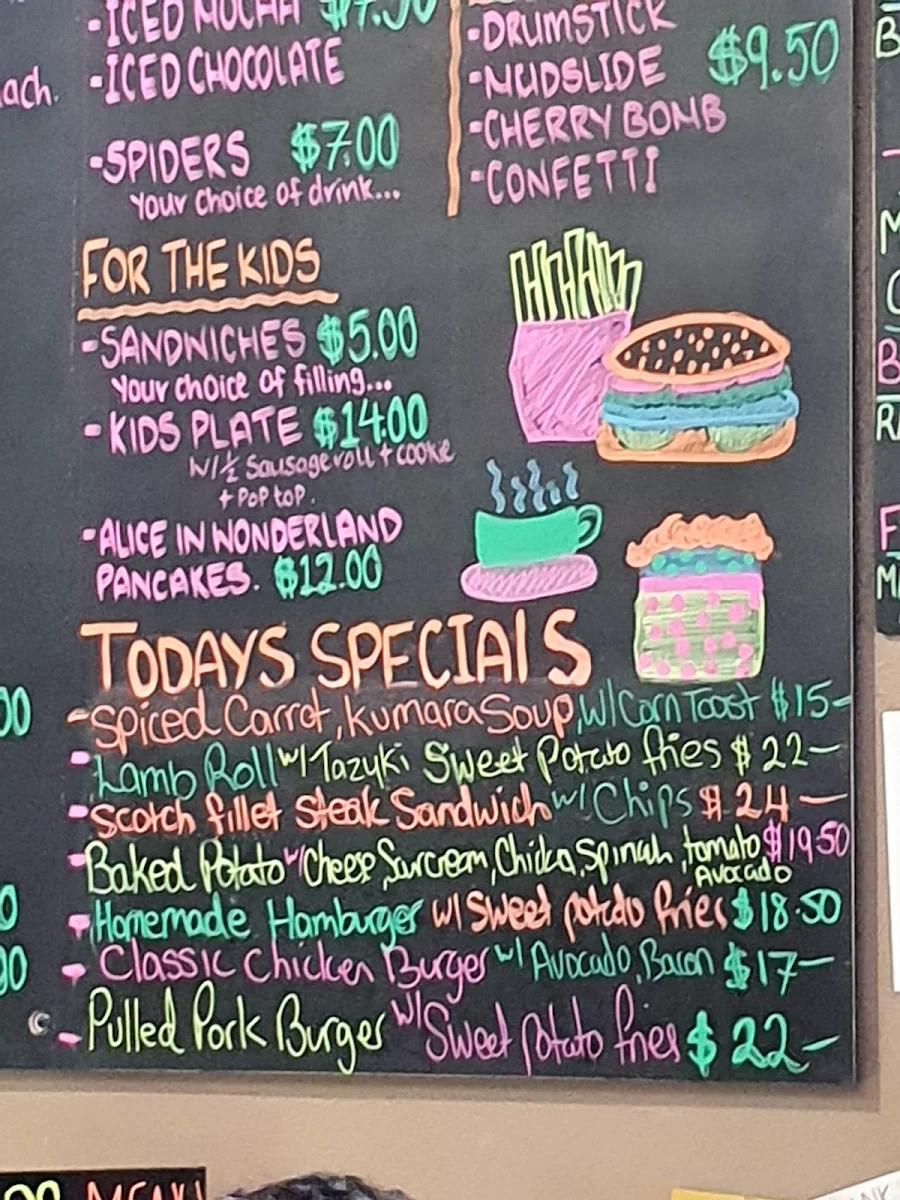 Menu, Muddy Waters