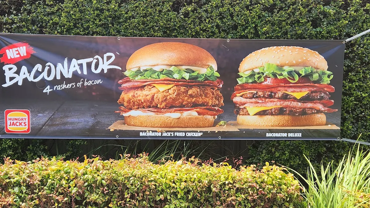 Menu, Hungry Jack's Burgers Warrnambool