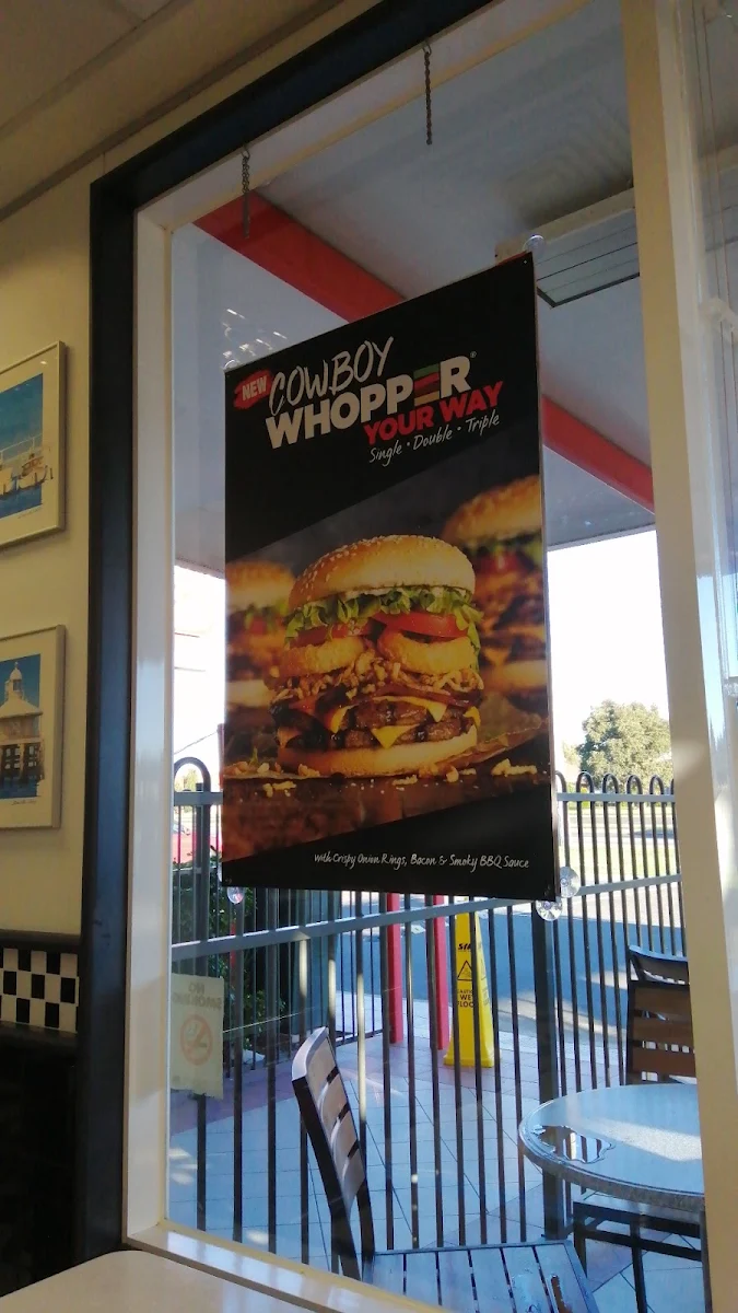 Menu, Hungry Jack's Burgers Warrnambool