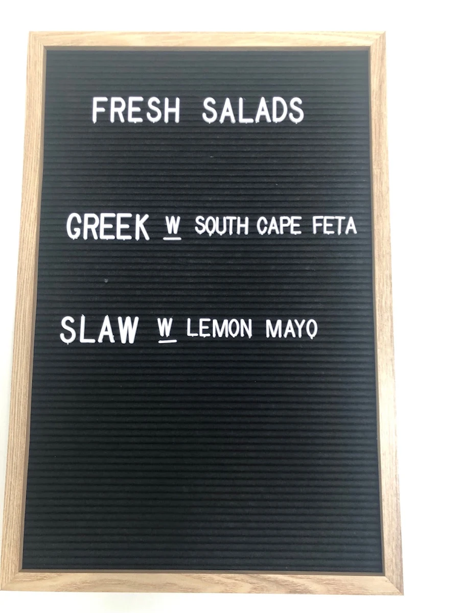 Menu, Aireys Inlet Fish & Chips