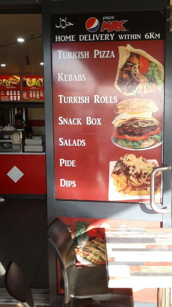 Menu, Champion Kebab & Turkish Bakery