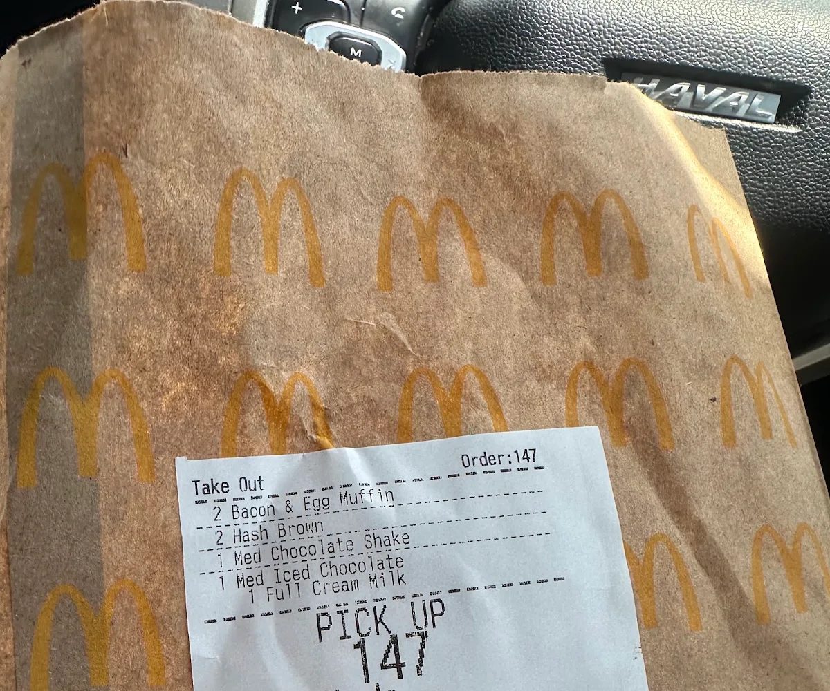 Menu, McDonald's Yamanto