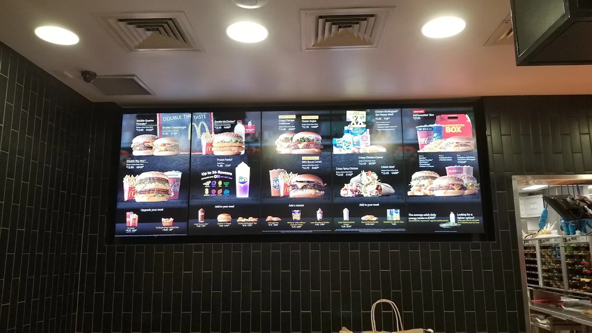 Menu, McDonald's Calamvale