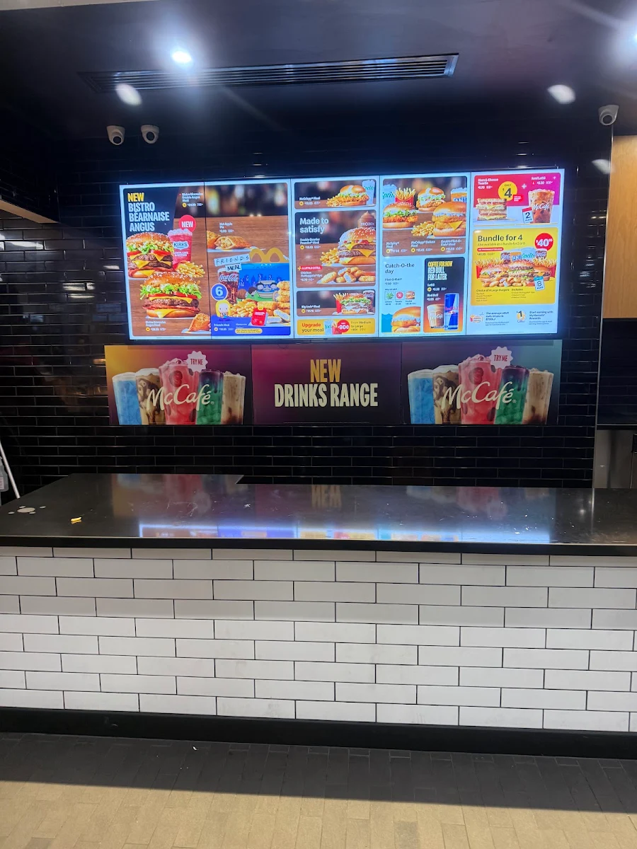 Menu, McDonald's Acacia Ridge