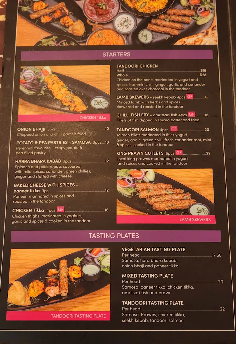 Menu, Nine Marys