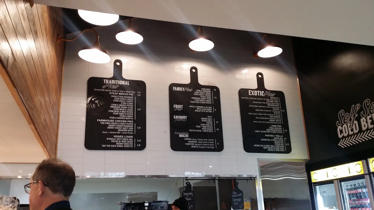 Menu, Pie Time