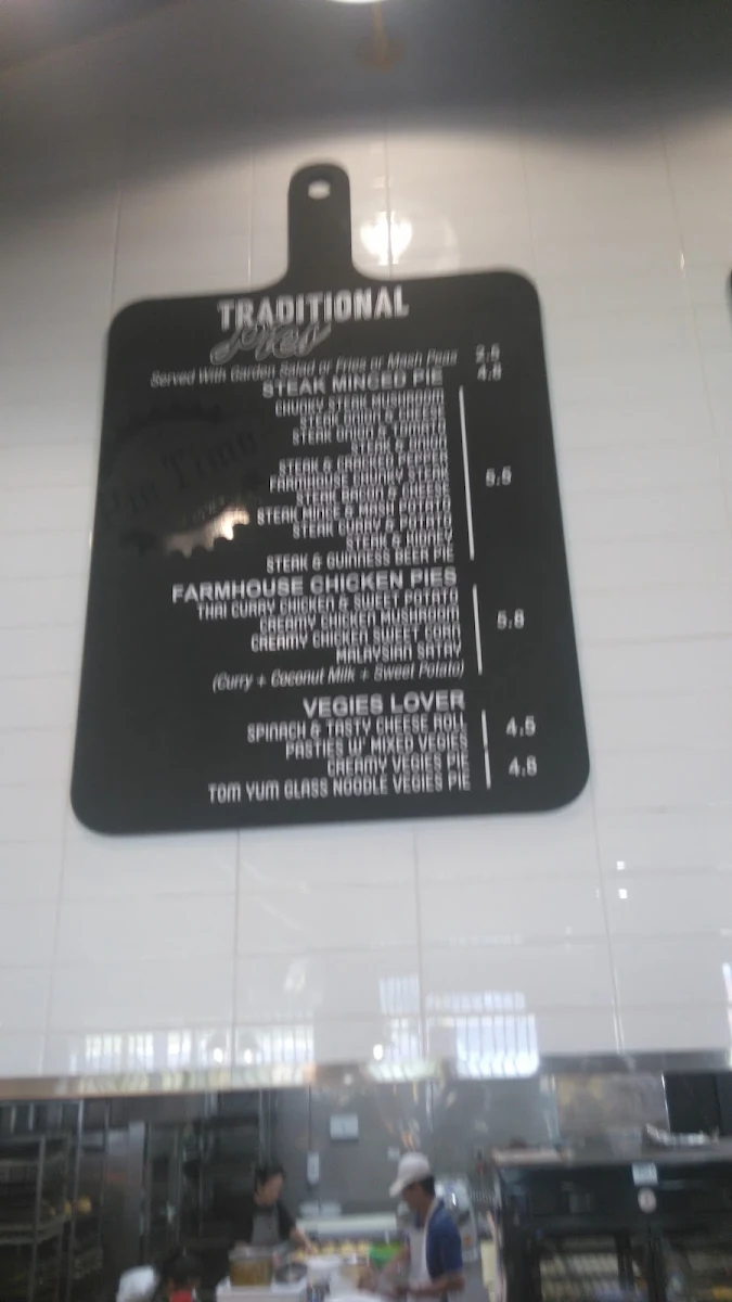 Menu, Pie Time