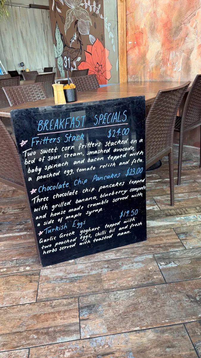 Menu, Haig Street Cafe Kirra