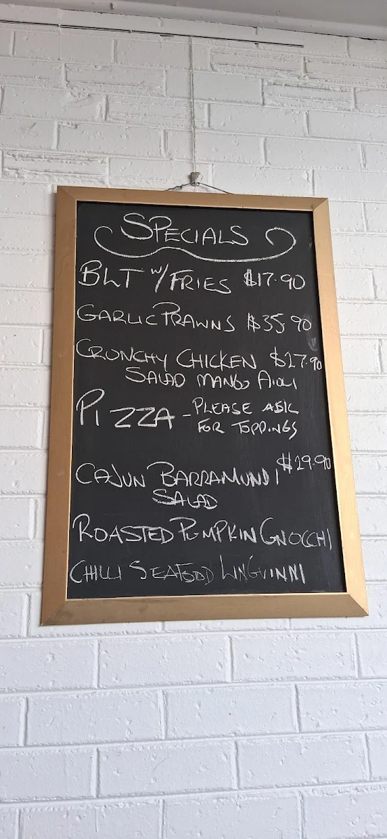 Menu, Penny Lane Island Cafe