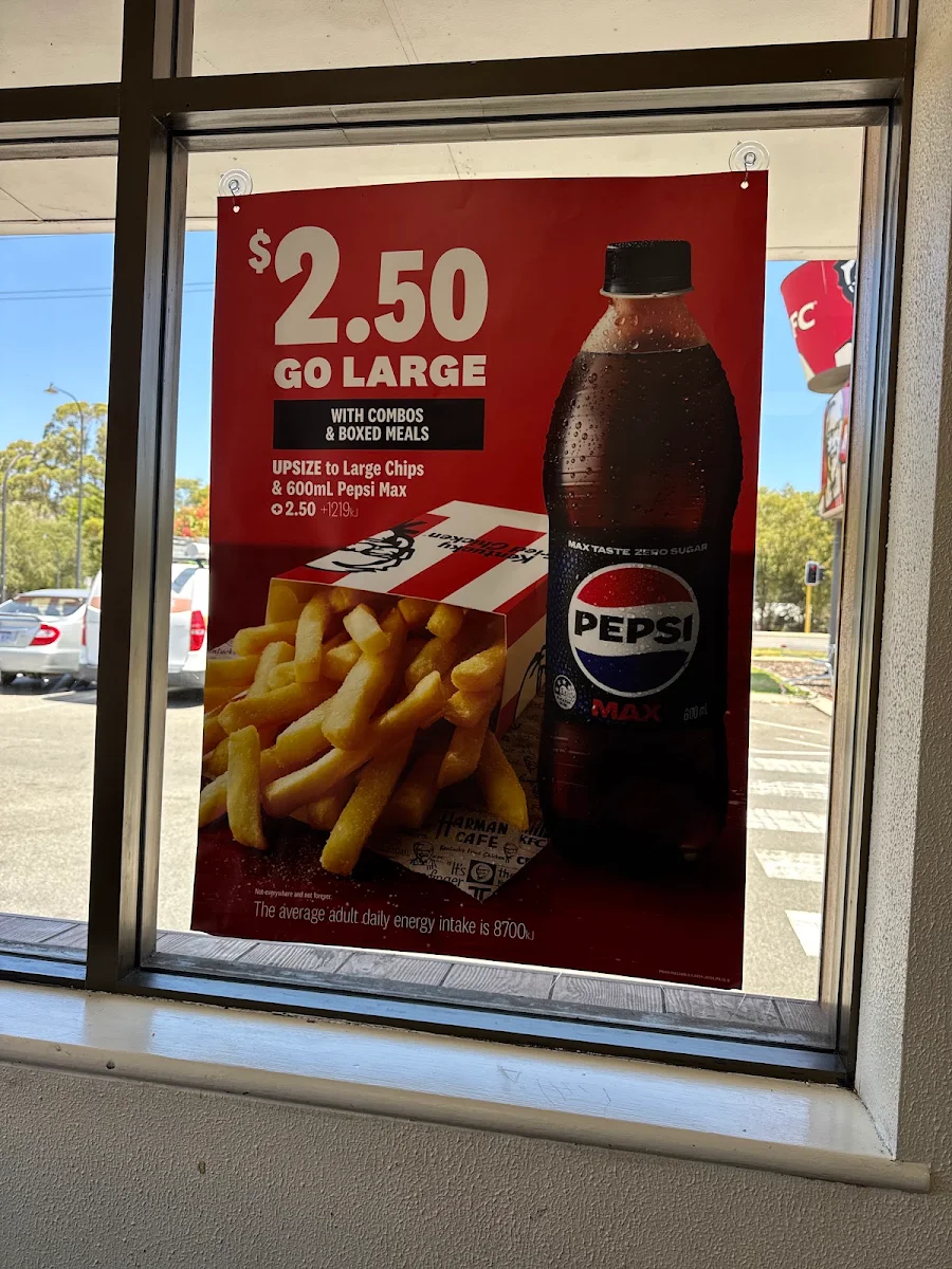 Menu, KFC Mandurah